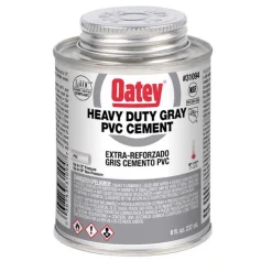 Oatey Heavy Duty Gray Cement For PVC 8 oz