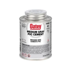 Oatey Medium Gray Cement For PVC 4 oz
