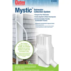 Oatey Mystic White Plastic Rain Collection System 4 in. L x 8 in. H x 4 in. W