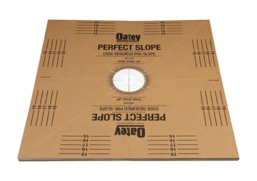 Oatey Perfect Slope Brown Composite Square Shower Base 40 L x 40 W in.