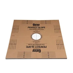 Oatey Perfect Slope Brown Composite Square Shower Base 40 L x 40 W in.