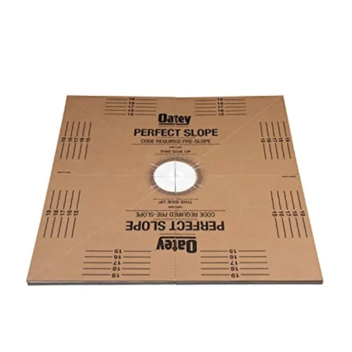 Oatey Perfect Slope Brown Composite Square Shower Base 40 L x 40 W in.