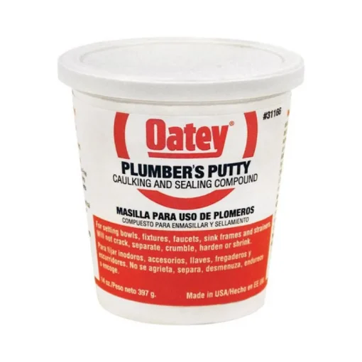 Oatey White Plumbers Putty 14 oz
