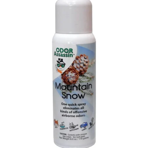 Odor Assassin Convenient Sprays Mountain Snow Scent Odor Control Spray 6 oz. Liquid (Pack of 3)