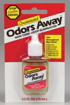Odors Away No Scent Concentrated Non-Toxic Air Freshener Liquid 0.5 oz. (Pack of 24)