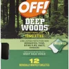 OFF Deep Woods Insect Repellent Towelettes For Mosquitoes 12 pk (Pack of 12)