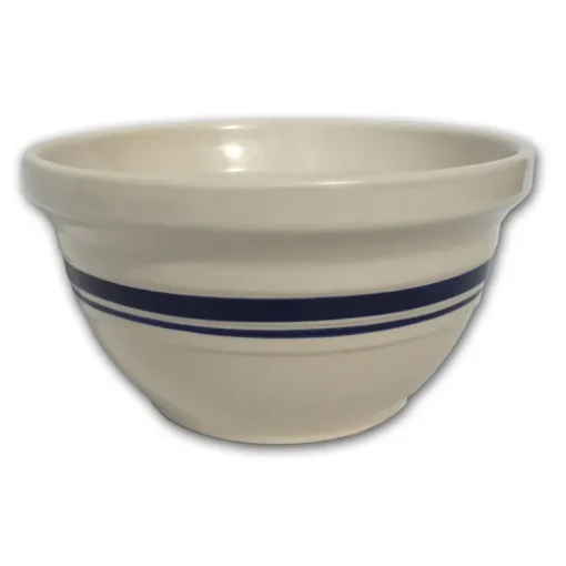 Ohio Stoneware Dominion Ceramic Mixing Bowl 12 in. Blue / White (Pack of 4)