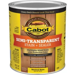 OIL STAIN NEUTRL BAS 1QT