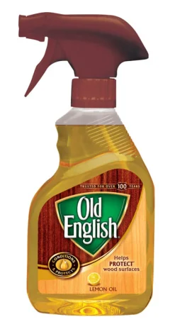 Old English Lemon Scent Wood Cleaner and Polish 12 oz. Liquid (Pack of 6)