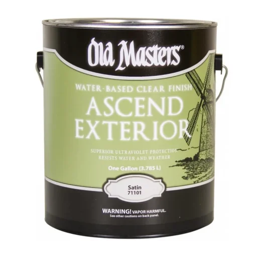 Old Masters Ascend Satin Clear Water-Based Finish 1 gal. (Pack of 2)