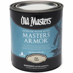 Old Masters Masters Armor Flat Clear Water-Based Floor Finish 1 Qt.