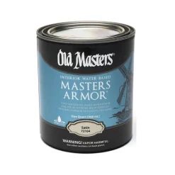 Old Masters Masters Armor Satin Clear Water-Based Floor Finish 1 qt. (Pack of 4)