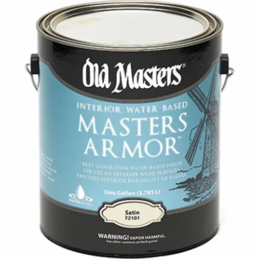 Old Masters Masters Armor Satin Clear Water-Based Floor Finish 1 gal. (Pack of 2)