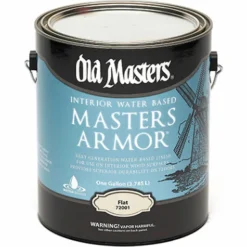 Old Masters Masters Armor Flat Clear Water-Based Floor Finish 1 gal. (Pack of 2)