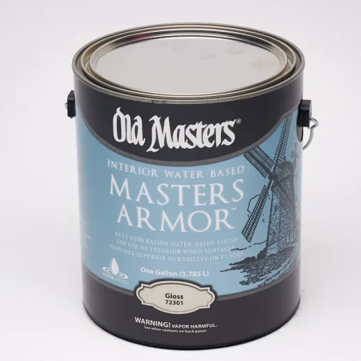 Old Masters Masters Armor Gloss Clear Water-Based Floor Finish 1 gal. (Pack of 2)