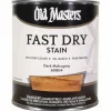 Old Masters Professional Semi-Transparent Dark Mahogany Oil-Based Alkyd Fast Dry Wood Stain 1 qt (Pack of 4)