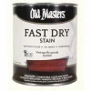 Old Masters Professional Semi-Transparent Vintage Burgundy Oil-Based Alkyd Fast Dry Wood Stain (Pack of 4)
