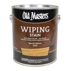 Old Masters Semi-Transparent Special Walnut Oil-Based Wiping Stain 1 gal (Pack of 2)