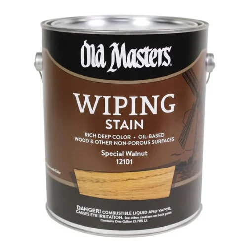 Old Masters Semi-Transparent Special Walnut Oil-Based Wiping Stain 1 gal (Pack of 2)