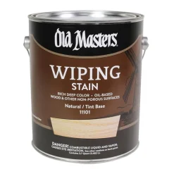Old Masters Semi-Transparent Natural Tint Base Oil-Based Wiping Stain 1 gal (Pack of 2)