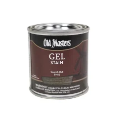 Old Masters Semi-Transparent Spanish Oak Oil-Based Alkyd Gel Stain 0.5 pt (Pack of 6)