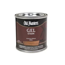Old Masters Semi-Transparent American Walnut Oil-Based Alkyd Gel Stain 0.5 pt (Pack of 6)