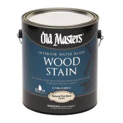 Old Masters Semi-Transparent Natural Tint Base Water-Based Latex Wood Stain 1 gal (Pack of 2)