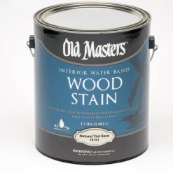 Old Masters Semi-Transparent Natural Tint Base Water-Based Latex Wood Stain 1 gal (Pack of 2)