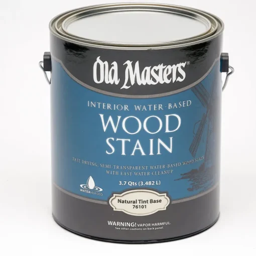 Old Masters Semi-Transparent Natural Tint Base Water-Based Latex Wood Stain 1 gal (Pack of 2)