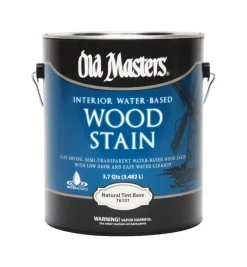 Old Masters Semi-Transparent Natural Tint Base Water-Based Latex Wood Stain 1 gal (Pack of 2)