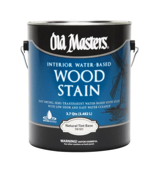 Old Masters Semi-Transparent Natural Tint Base Water-Based Latex Wood Stain 1 gal (Pack of 2)