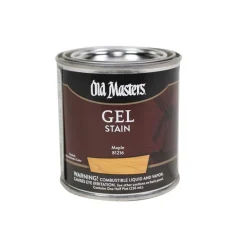 Old Masters Semi-Transparent Maple Oil-Based Alkyd Gel Stain 0.5 pt (Pack of 6)