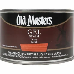 Old Masters Semi-Transparent Cherry Oil-Based Alkyd Gel Stain 1 pt