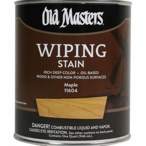 Old Masters Semi-Transparent Spanish Oak Oil-Based Wiping Stain 1 qt (Pack of 4)