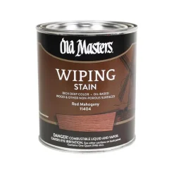Old Masters Semi-Transparent Red Mahogany Oil-Based Wiping Stain 1 qt (Pack of 4)