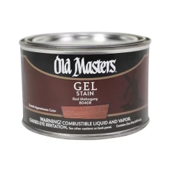 Old Masters Semi-Transparent Red Mahogany Oil-Based Alkyd Gel Stain 1 pt