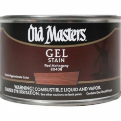 Old Masters Semi-Transparent Red Mahogany Oil-Based Alkyd Gel Stain 1 pt