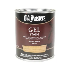 Old Masters Semi-Transparent Natural Walnut Oil-Based Alkyd Gel Stain 1 qt