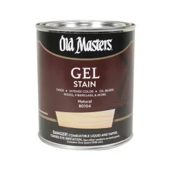 Old Masters Semi-Transparent Rich Mahogany Oil-Based Alkyd Fast Dry Wood Stain 1 qt