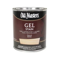 Old Masters Semi-Transparent Rich Mahogany Oil-Based Alkyd Fast Dry Wood Stain 1 qt