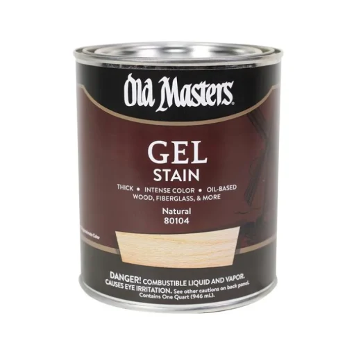 Old Masters Semi-Transparent Rich Mahogany Oil-Based Alkyd Fast Dry Wood Stain 1 qt