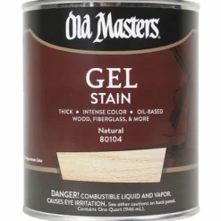 Old Masters Semi-Transparent Rich Mahogany Oil-Based Alkyd Fast Dry Wood Stain 1 qt