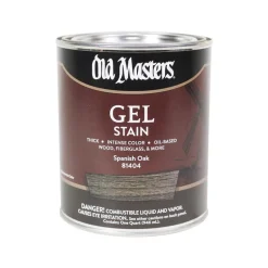 Old Masters Semi-Transparent Spanish Oak Oil-Based Alkyd Gel Stain 1 qt