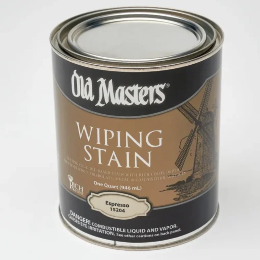 Old Masters Semi-Transparent Espresso Oil-Based Wiping Stain 1 Qt.