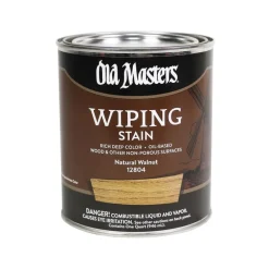 Old Masters Semi-Transparent Natural Walnut Oil-Based Wiping Stain 1 qt. (Pack of 4)