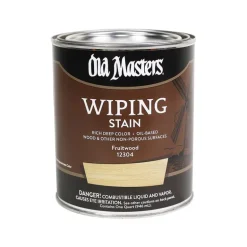 Old Masters Semi-Transparent Fruitwood Oil-Based Wiping Stain 1 qt. (Pack of 4)