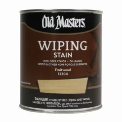 Old Masters Semi-Transparent Fruitwood Oil-Based Wiping Stain 1 qt. (Pack of 4)