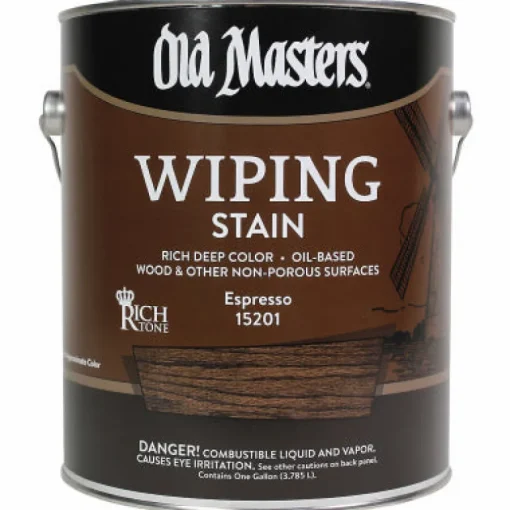 Old Masters Semi-Transparent Espresso Oil-Based Wiping Stain 1 gal (Pack of 2)