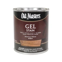 Old Masters Semi-Transparent American Walnut Oil-Based Alkyd Gel Stain 1 qt