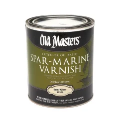 Old Masters Spar-Marine Semi-Gloss Clear Oil-Based Marine Spar Varnish 1 qt.